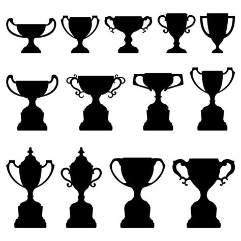 Trophy Silhouette Trophy SVG Trophy PNG Trophy Vector | Etsy in 2020 ...