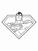 Superman coloring Pages sketch template