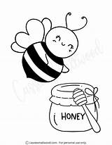 Bee Honeycomb Coloring Page Coloring Pages sketch template