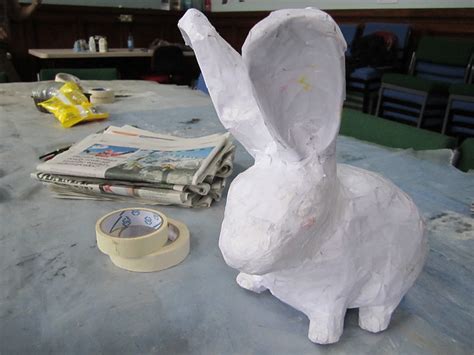 paper mache bunny! | Flickr - Photo Sharing!