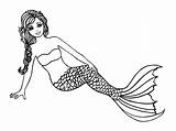 30 Stunning Mermaid Coloring Pages sketch template