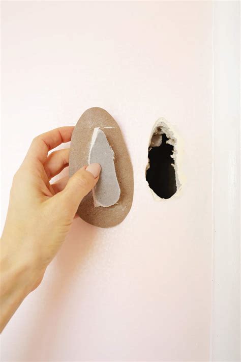 Easy Hack To Patch A Drywall Hole - A Beautiful Mess