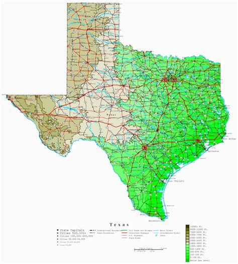 Texas County Population Map | secretmuseum