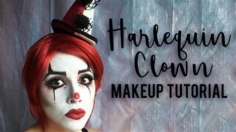 Harlequin Clown Makeup Tutorial - YouTube