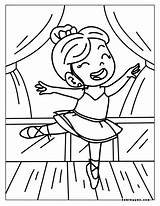 Dance Coloring Pages For Kids  Ashley Yeo sketch template