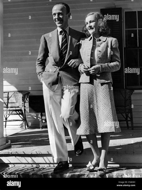 FRED ASTAIRE US singer, dancer and actor with his first wife Phyllis Livingston Baker in 1942 ...