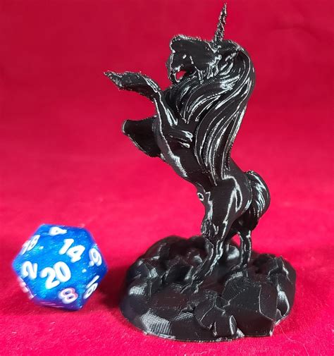 Unicorn DnD 5E Dungeons and Dragons Pathfinder Dark | Etsy