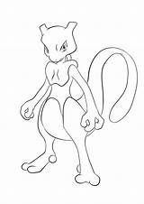 Mewtwo No150  Pokemon Generation I All coloring Pages sketch template