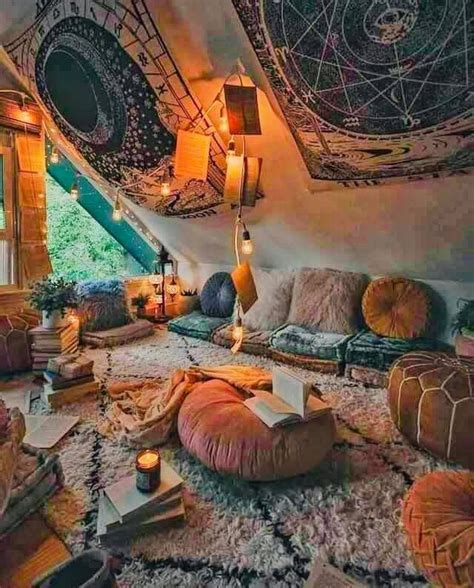 Hippie Hut | Stylish home decor, Bohemian bedroom decor, Dream rooms