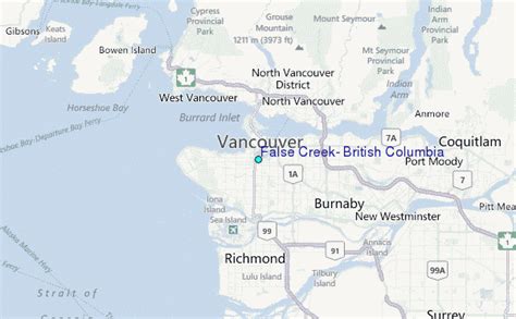 False Creek, British Columbia Tide Station Location Guide