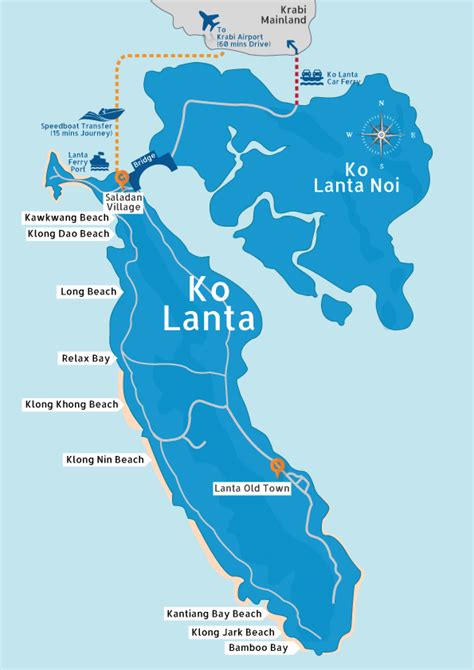 Ko Lanta Map