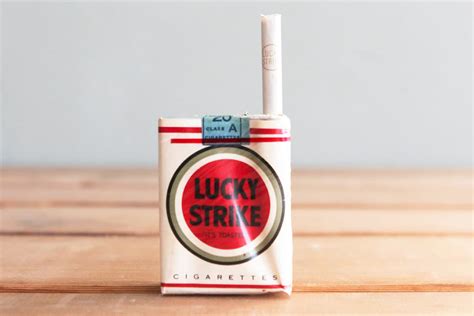 Vintage Pack of Lucky Strike Cigarettes