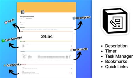 Notion Assignments Template