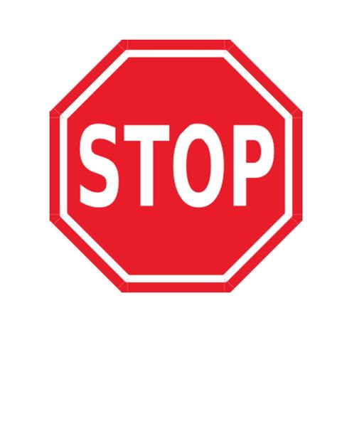 Stop sign clipart images 2 - Clipartix