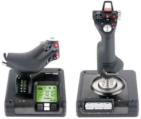 Logitech Gaming Saitek X52 Pro Flight Flight sim joystick USB Black ...