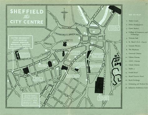 City Centre1964 - Sheffield Maps - Sheffield History - Sheffield Memories