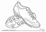 Football Boots Colouring Page 2 sketch template