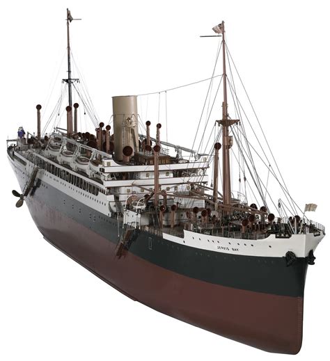 Steamship Model - SS Jervis Bay, Aberdeen & Commonwealth Line, circa 1921