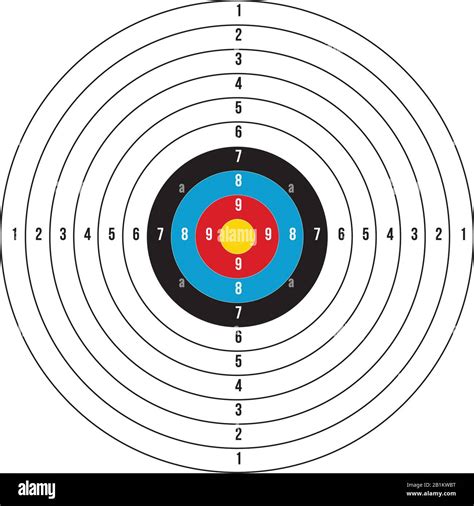 Archery Bullseye Target Printable