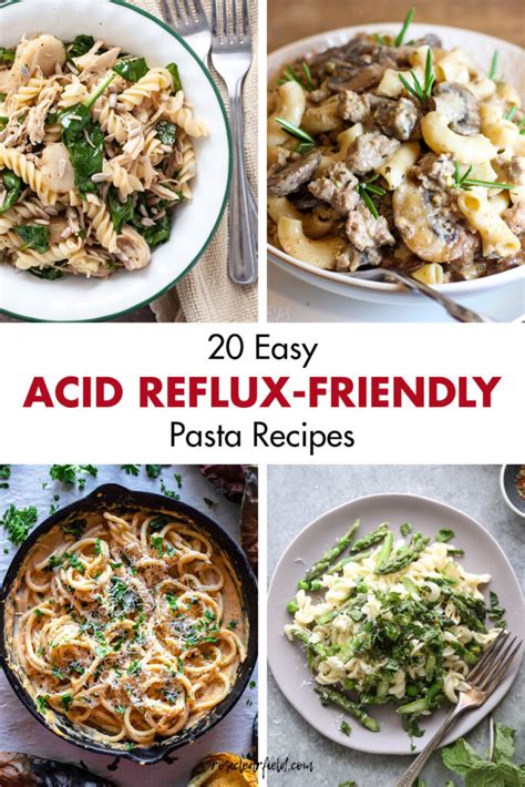 20 Easy Acid Reflux-Friendly Pasta Recipes • Rose Clearfield