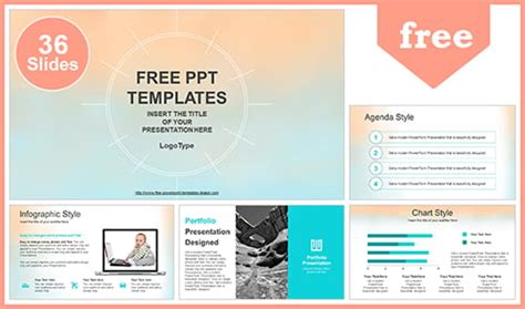 Pastel Watercolor Painted PowerPoint Template