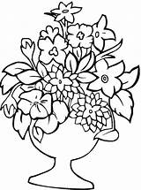 Coloring Sheet Of A Flower sketch template