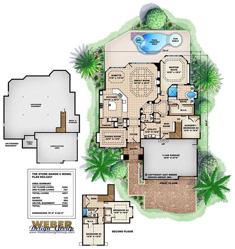 Stone Manor II House Plan - Open Floor Plan, 4bed/2.5bath, Basement