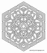 Printable Geometric Coloring Pages PDF  Coloringfoldercom sketch template