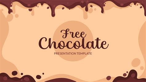 Chocolate PowerPoint Template Free