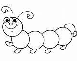Very Happy Caterpillar coloring Page  Download Print Or Color Online sketch template