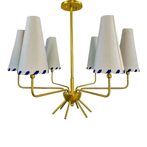 Mid-Century Modern Style 6 Lights Sputnik Chandelier | Chairish