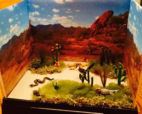 Shoebox Desert Diorama