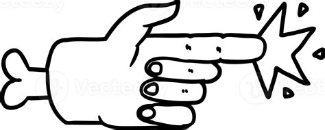 cartoon zombie hand pointing icon 40837868 PNG