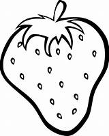 Strawberry coloring Pages  ColoringLib sketch template