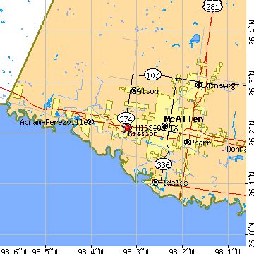 Mission, Texas (TX) ~ population data, races, housing & economy