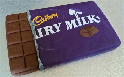 Cadbury Dairy Milk Chocolate Bar Cake - CakeCentral.com