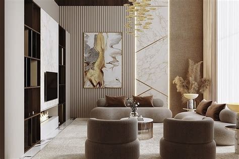 Modern Luxury Living Room Design by Lamardi Interior Scene 3D 3D model ...