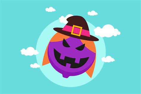 Halloween Horror Character Circle Cloud Graphic by garnetastudio · Creative Fabrica