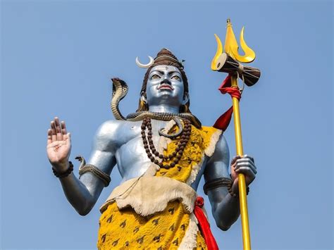 Premium Photo | Haridwar India Beautiful view of Shiva statue at Ganga ...