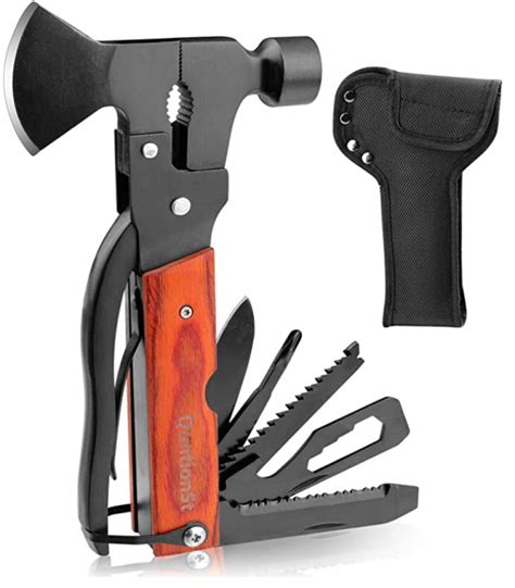 Camping Axe Multitool, Survival Gear Multi-Tool Hammer,Travelling ...