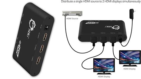 Can you use an HDMI splitter for two monitors?