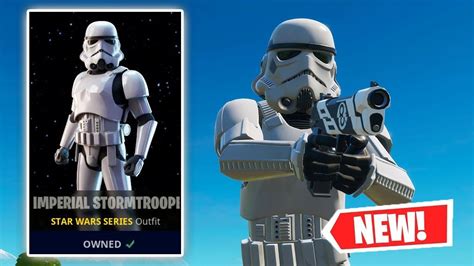 NEW IMPERIAL STORMTROOPER Skin Gameplay in Fortnite! - YouTube