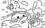 Lightning Mcqueen Crash Coloring Page Of Disney Pixar Mitraland – Theme  sketch template