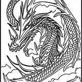 Dragon With Silver Skin Breathing Fire Coloring Page · Creative Fabrica sketch template