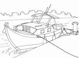 Fishing Boat Coloring Pages sketch template