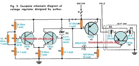 4 Solid-State Car Alternator Regulator Circuits Explored – Homemade ...