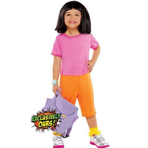 Toddler Girls Dora The Explorer Costume | Party city costumes, Dora ...