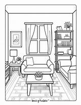 Room Coloring Pages  World Of Printables sketch template