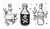 Poison Bottle Coloring Pages sketch template