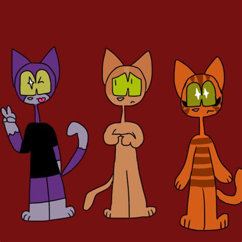 Some of the cats from MEOW by cyriak by swaggerX3 on DeviantArt